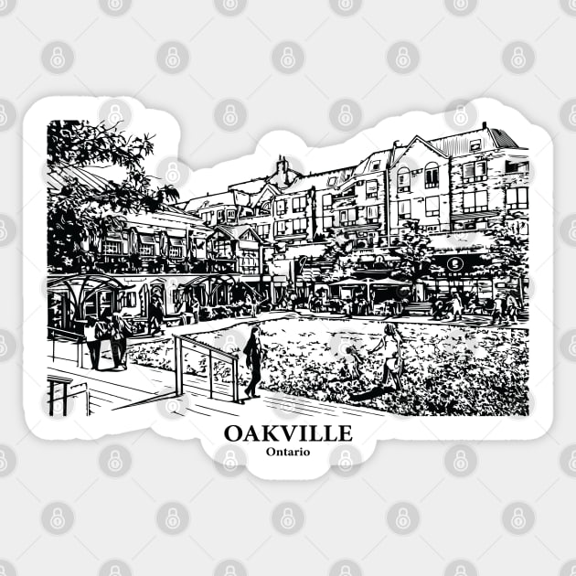 Oakville - Ontario Sticker by Lakeric